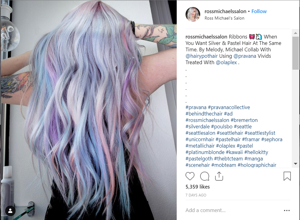 RossMichaelsSalon Instagram Mood Marketing Content Marketing Social Media Providence Boston
